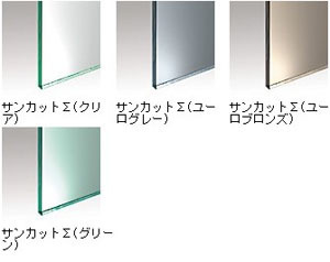 熱反射板ガラスの種類