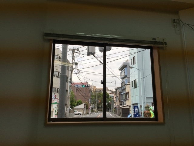 防犯フィルム　施工前